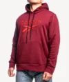 Hoodie REEBOK Rouge – Image 3
