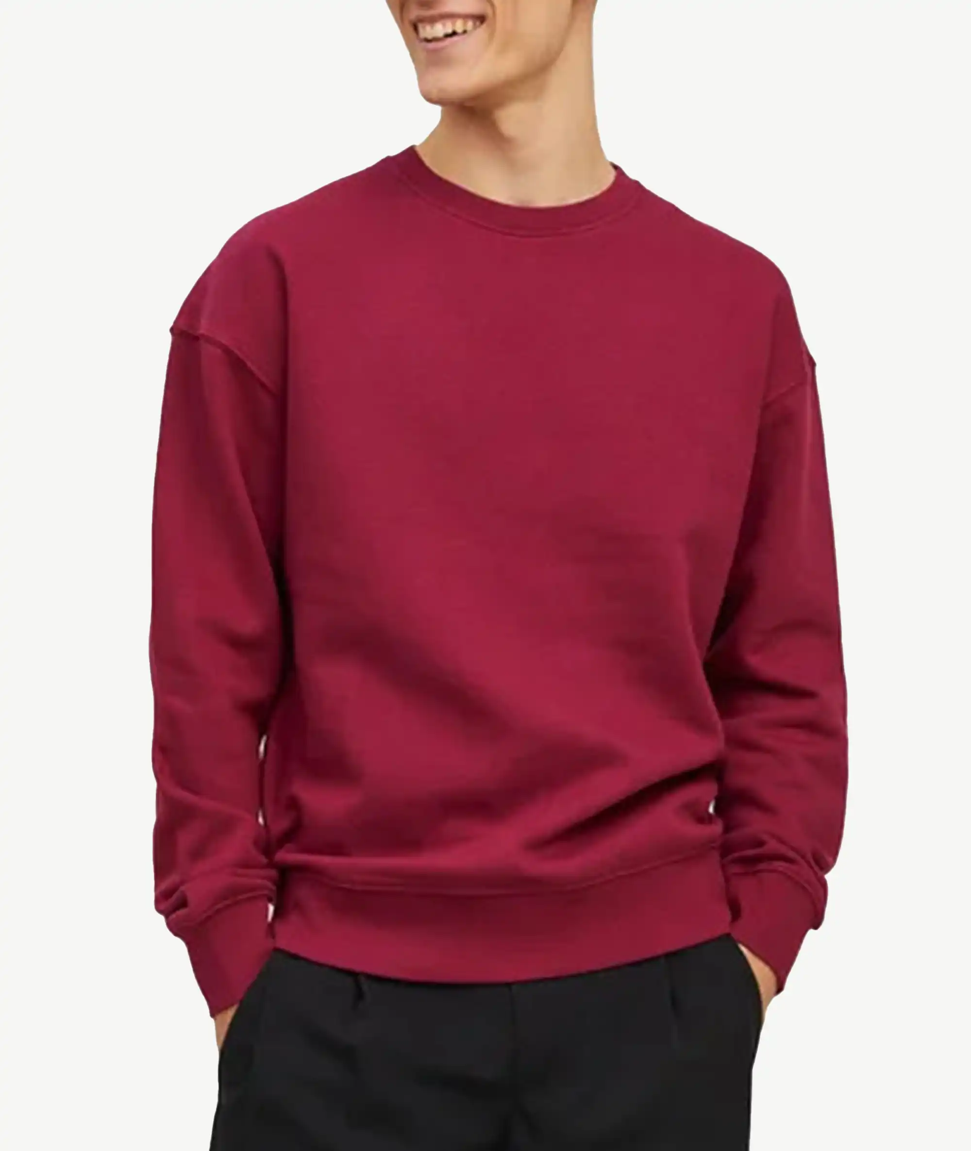 E-140038001-004_A Sweatshirt En Coton Coupe Décontractée – Image 1
