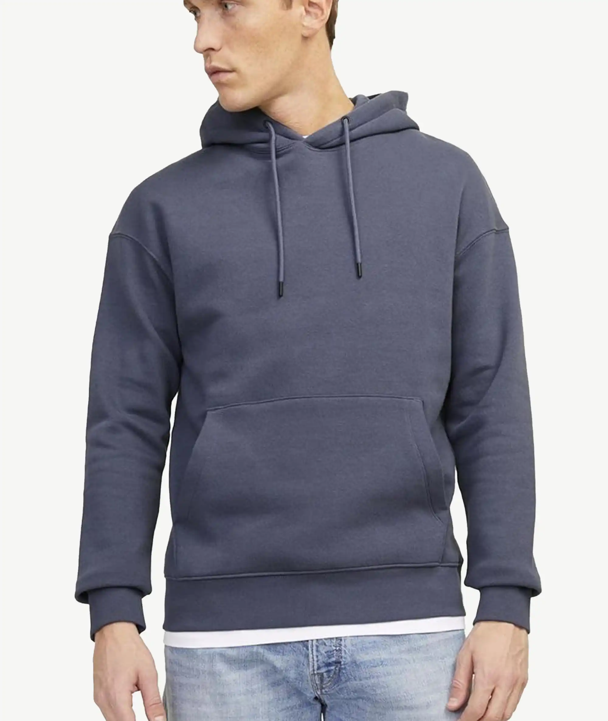 E-140038004-006_A Hoodie En Coton Coupe Décontractée – Image 1