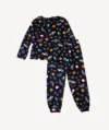 Ensemble Pyjama Noël Bleu foncé – Image 2