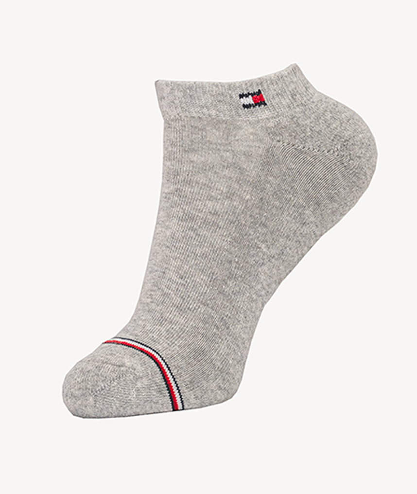 E-186041002-008_A 3 paires de Chaussettes Tommy Hilfiger Grises – Image 1