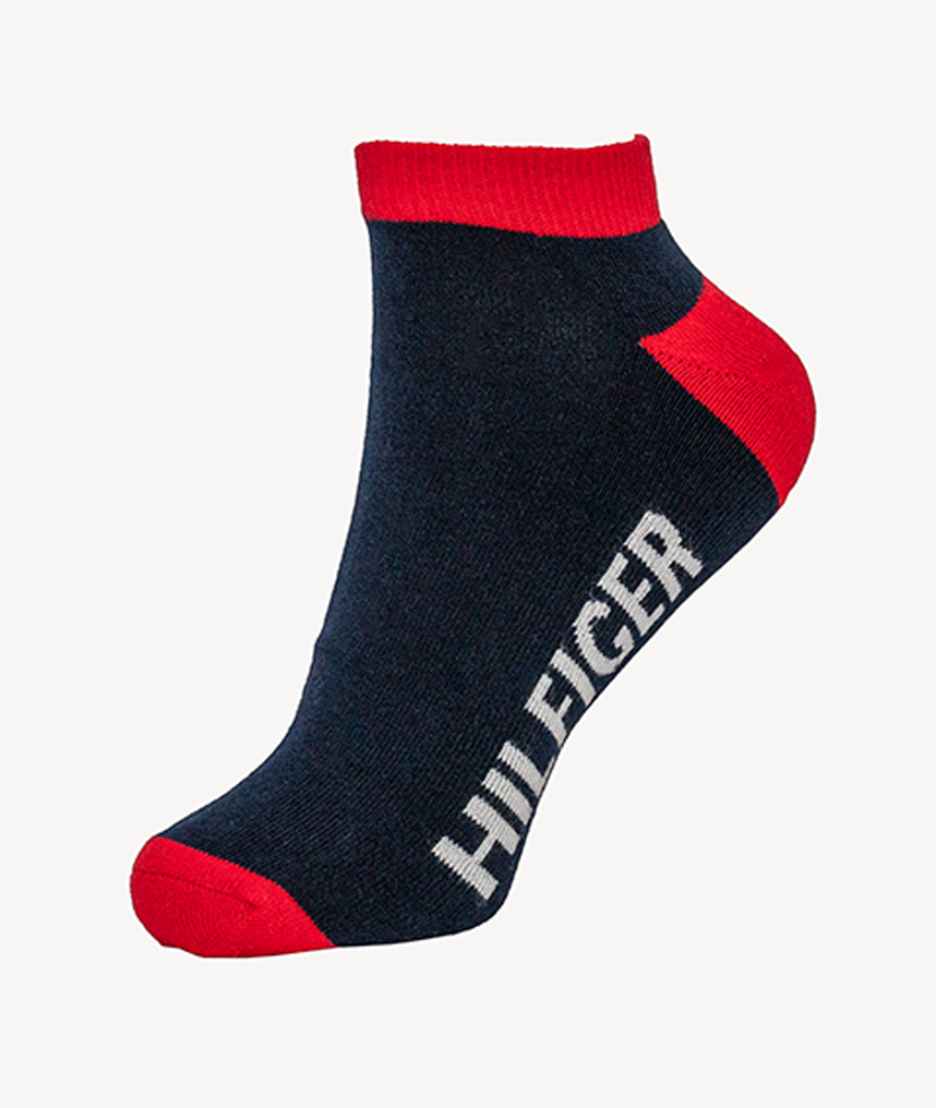E-186041003-006_A 3 paires de Chaussettes Tommy Hilfiger Bleues – Image 1