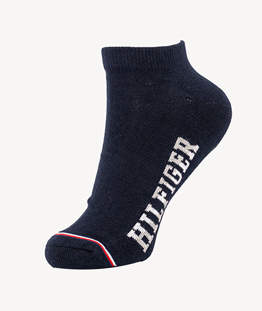 E-186041008-006_A 3 paires de Chaussettes Tommy Hilfiger Bleues – Image 1