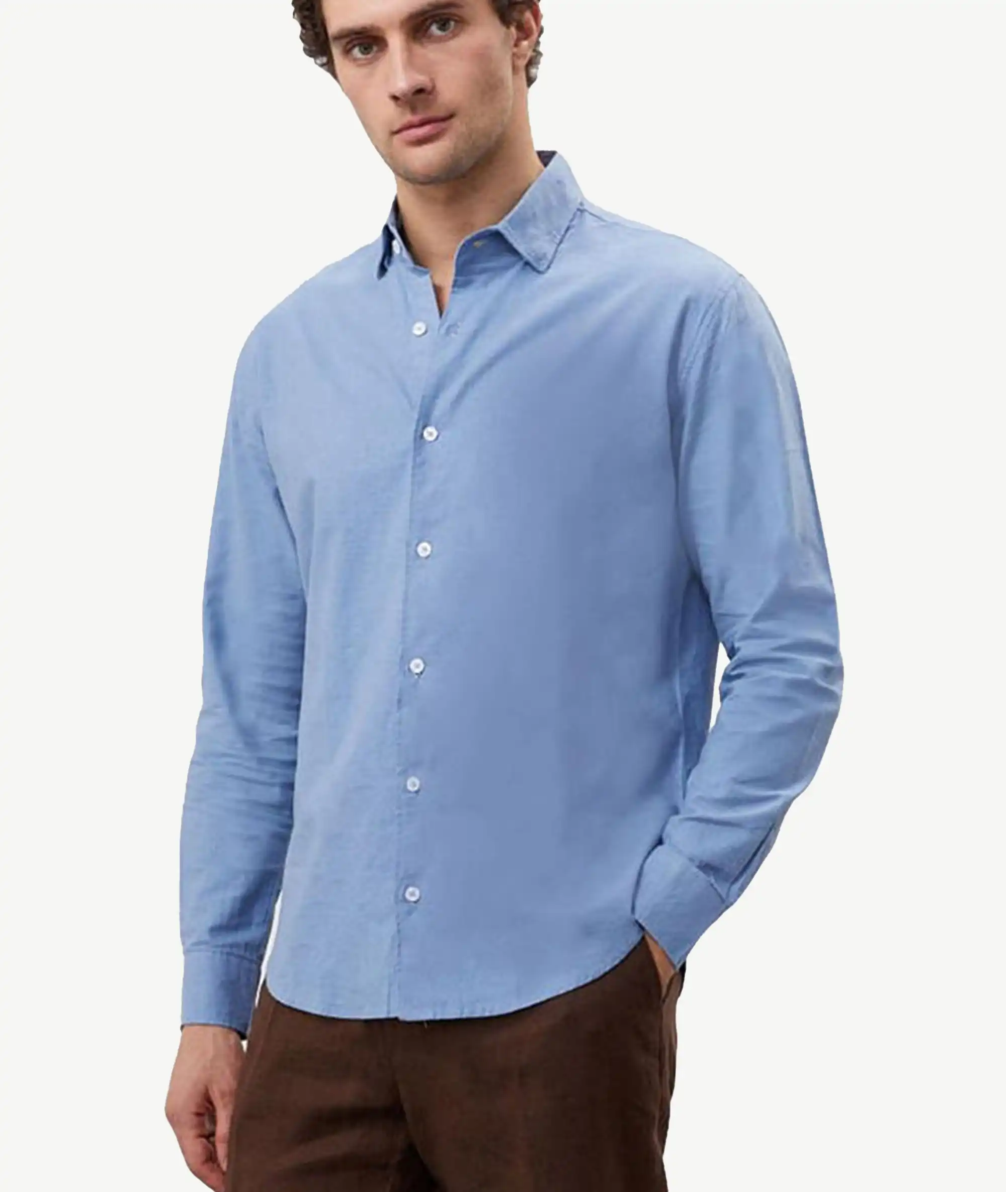 E-977237016_A Chemise Coupe Standard Facile À Repasser – Image 1