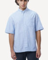 Chemise Oxford À Manches Courtes Coupe Oversize