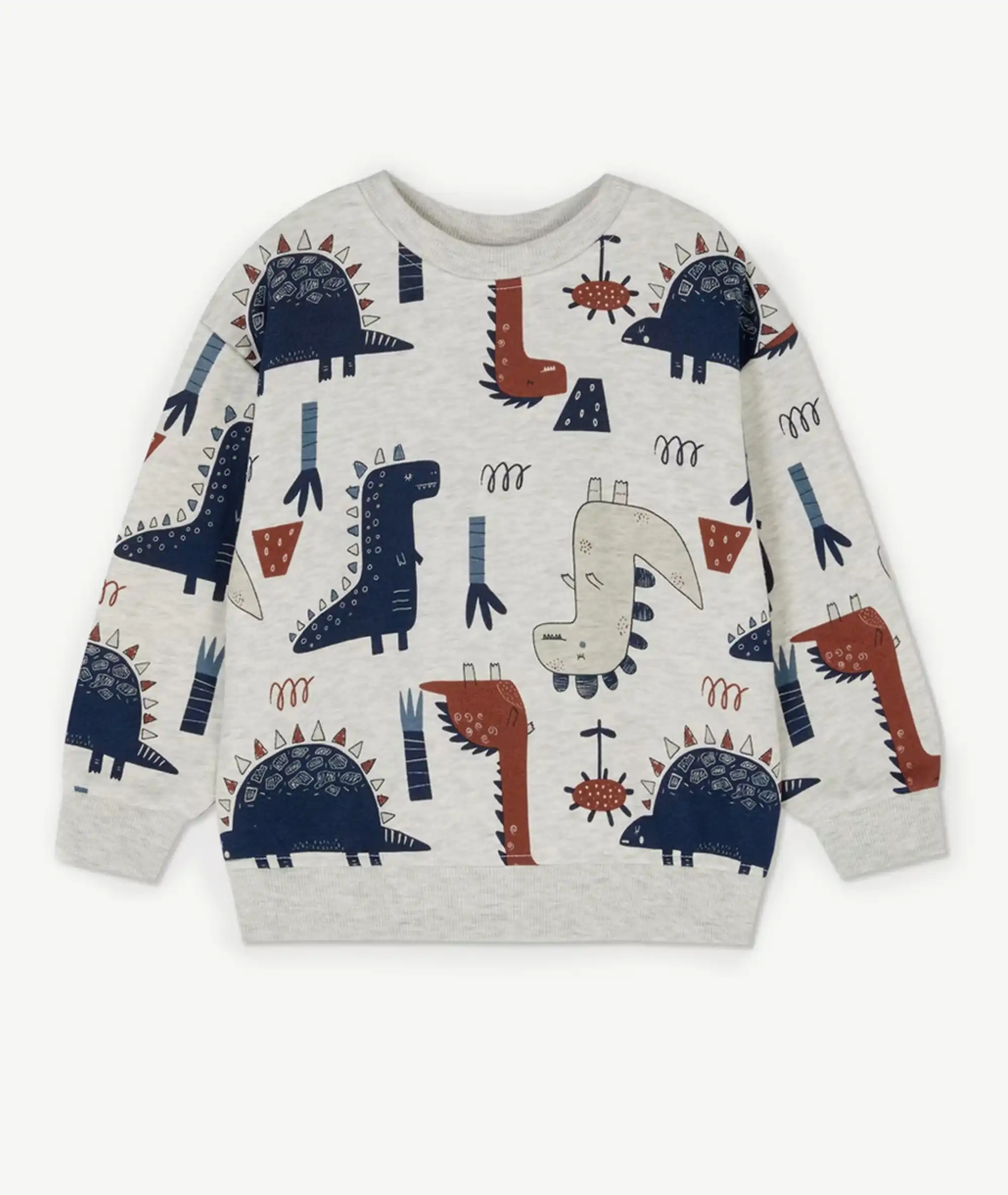 E-169038011-008_A Sweat-shirt ras-du-cou graphique – Image 1