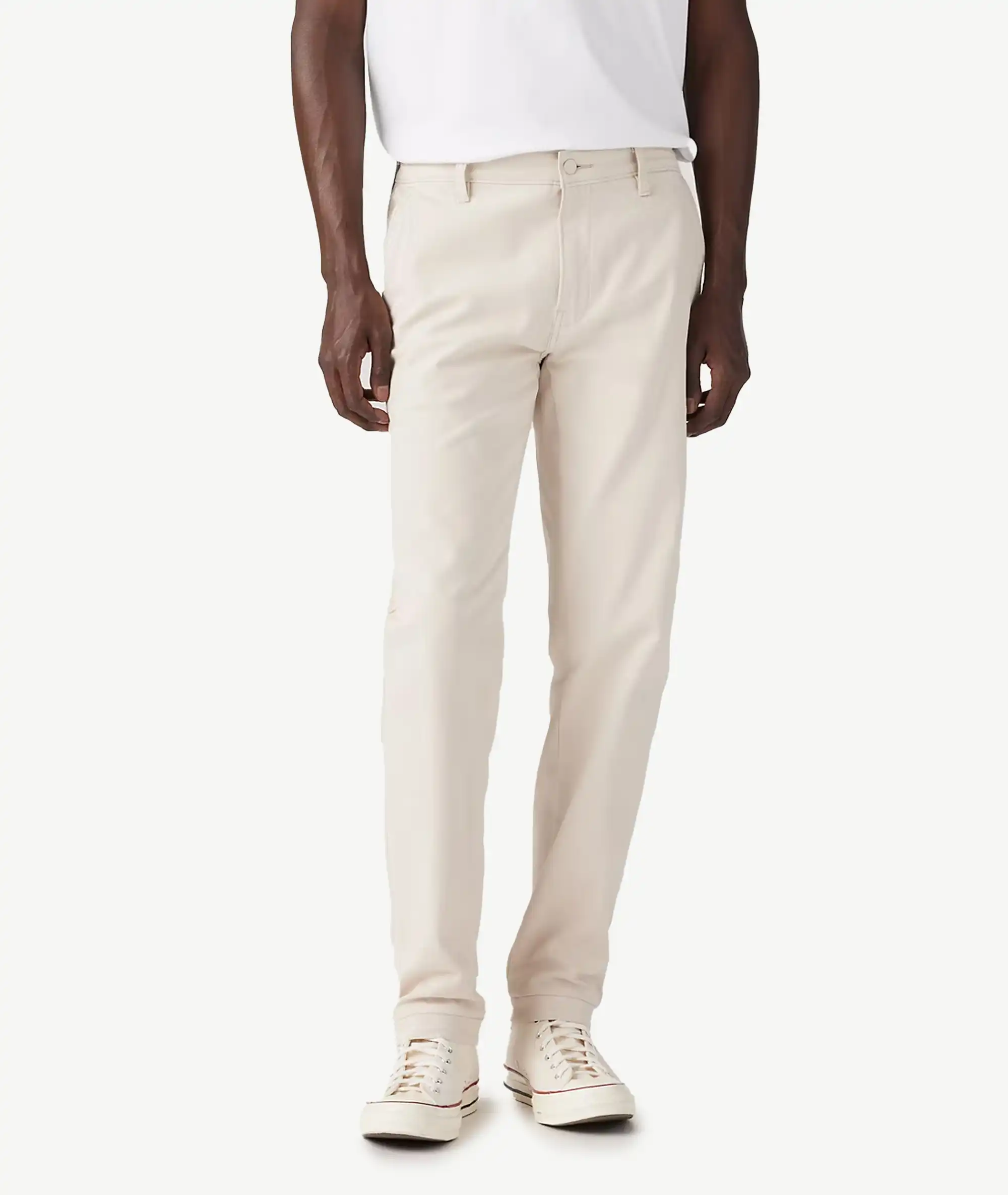 E-171960080_A Xx Chino Standard Taper Pants Blanc cassé – Image 1