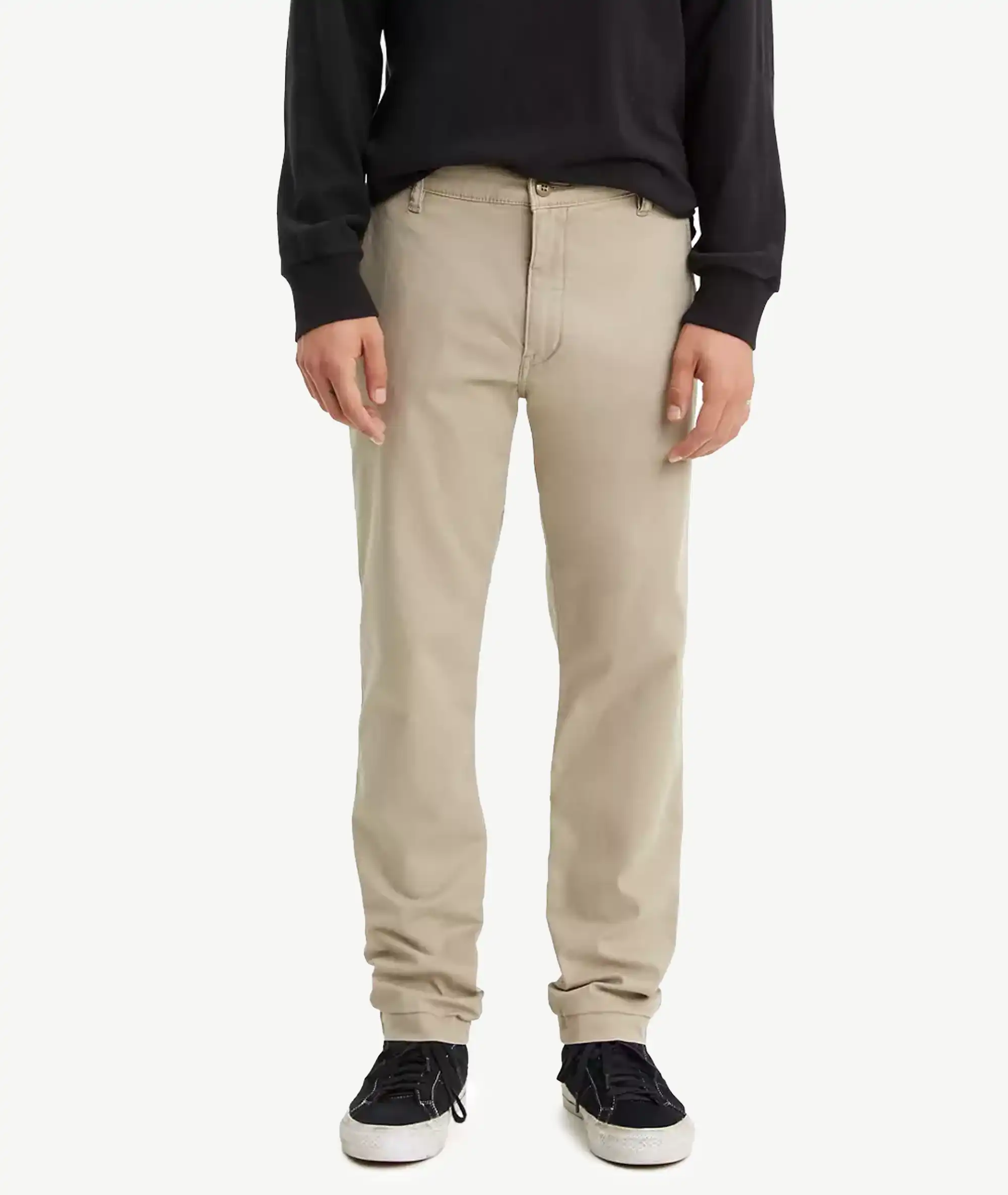 E-852260069_A Xx Chino classic Taper Pants Beige – Image 1