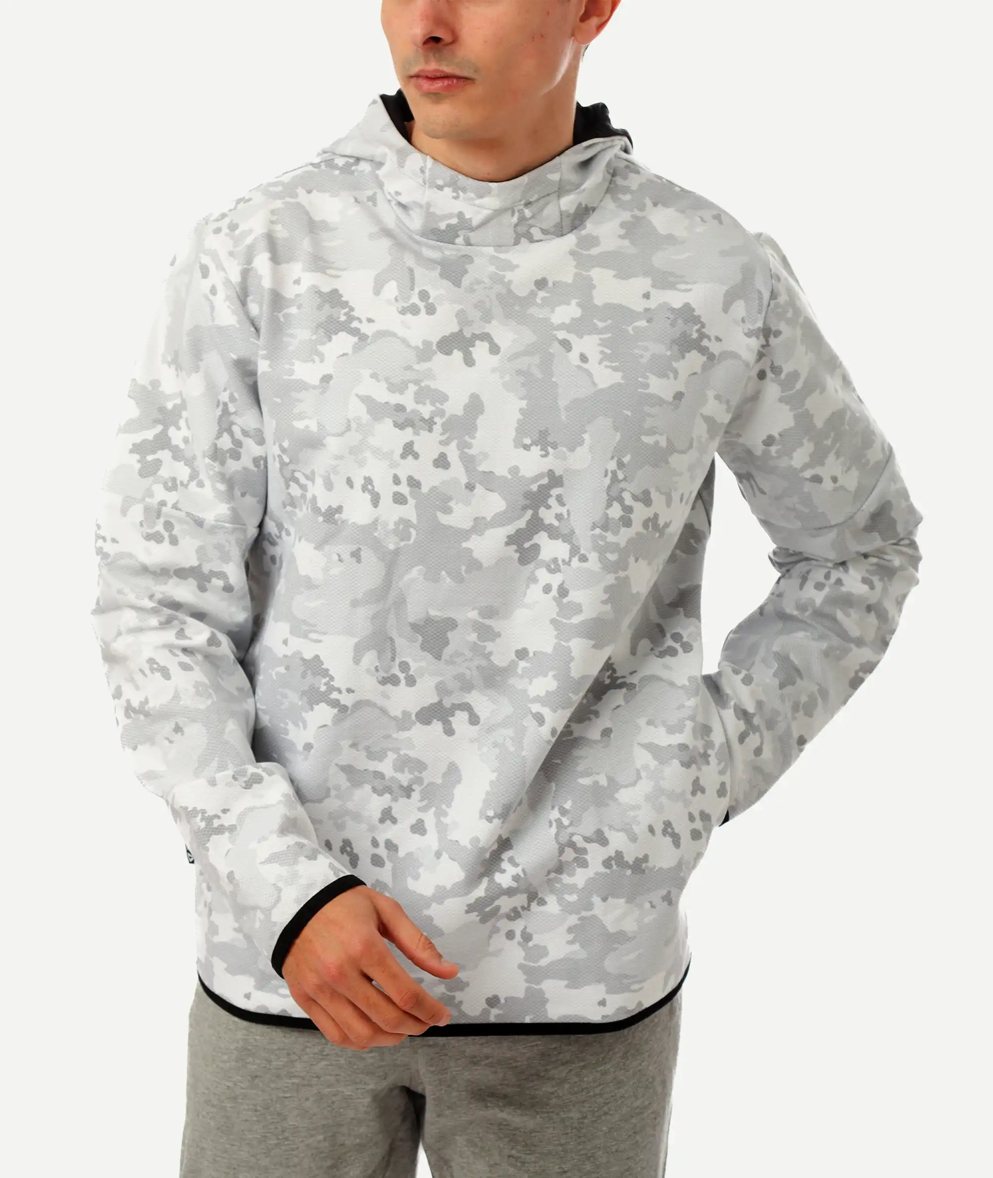 E-193010001-002_A Hoodie REEBOK Camouflage Blanc – Image 1