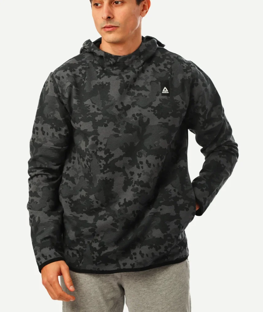 Hoodie REEBOK Camouflage Noir