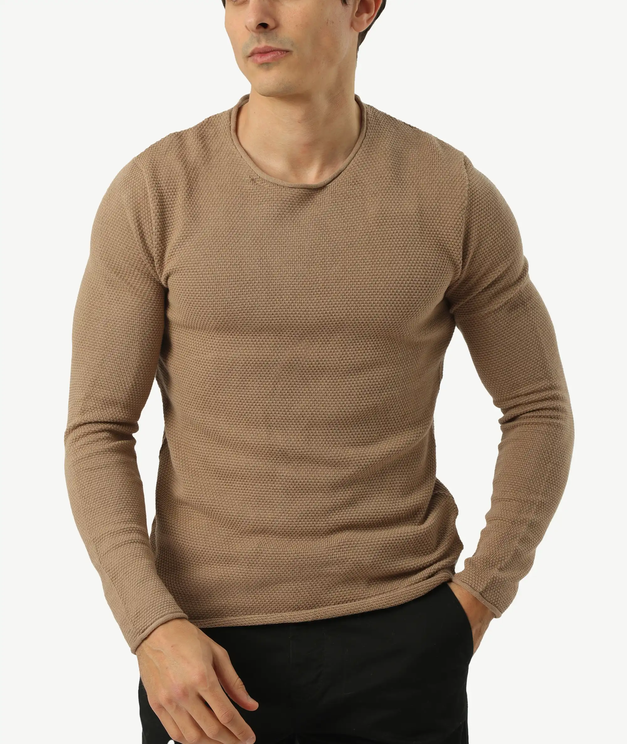 E-140021001-012_A Pull JACK&JONES Beige – Image 1