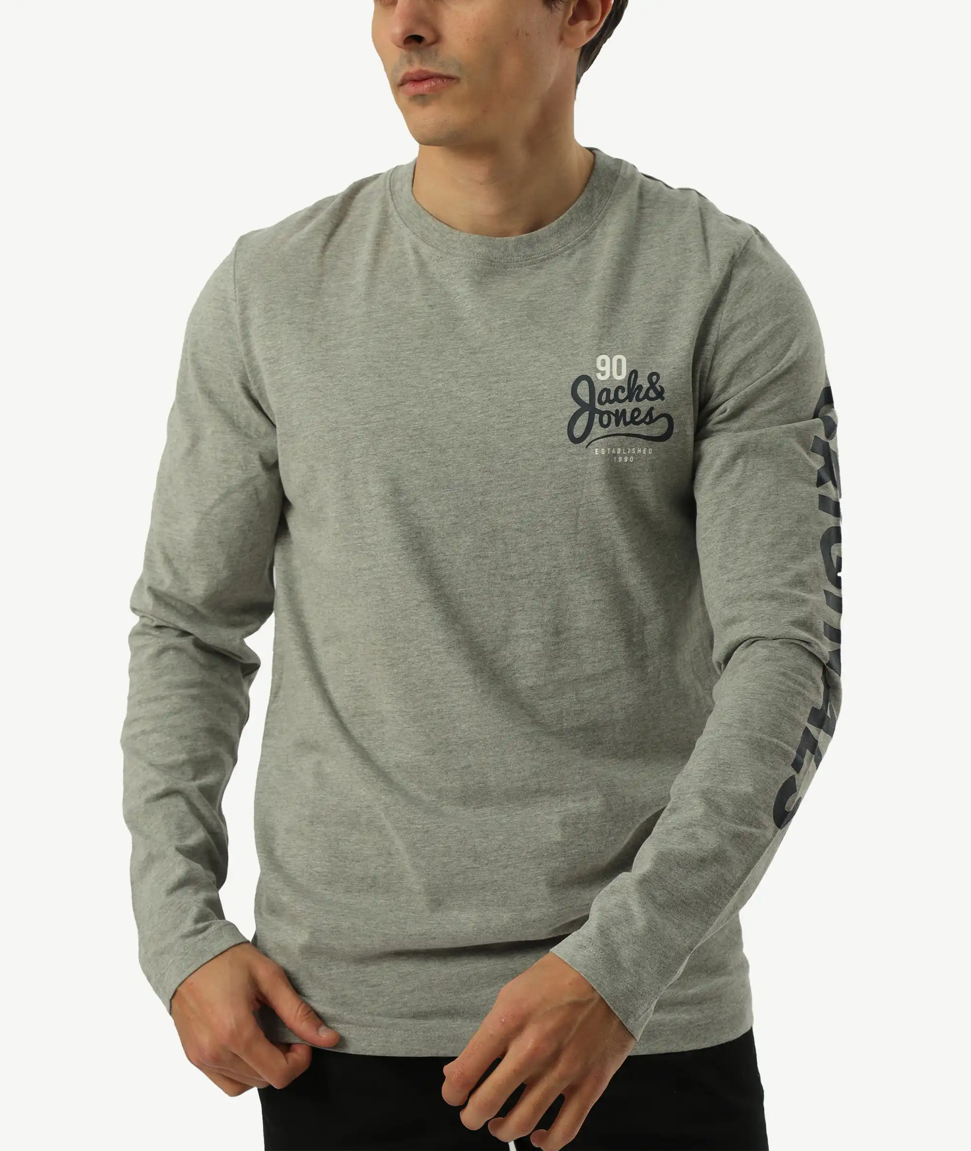 E-140030001-008_A Pull JACK&JONES En Coton Imprimé – Image 1