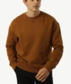 Sweatshirt En Coton Coupe Décontractée