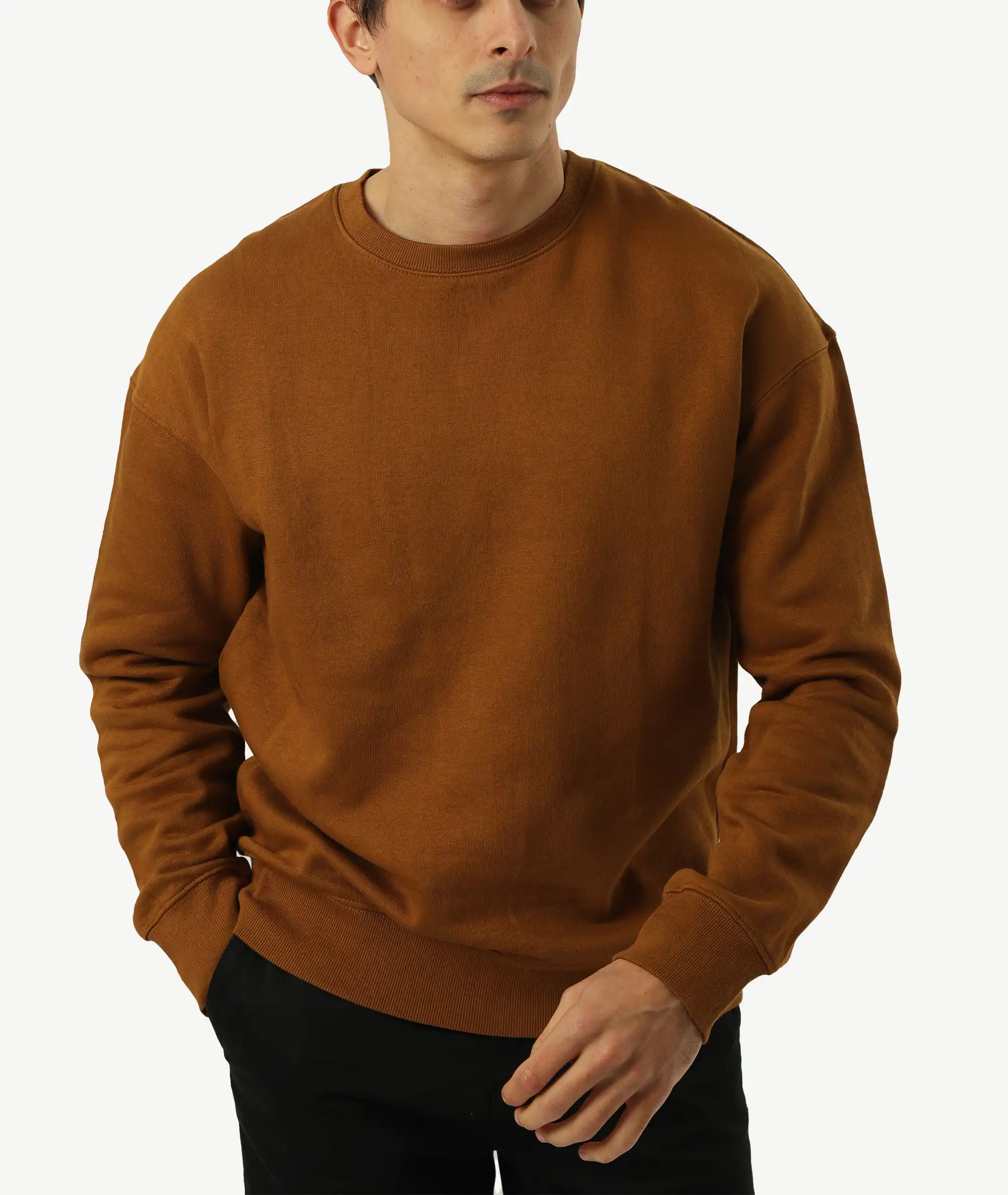 E-140038001-005_A Sweatshirt En Coton Coupe Décontractée – Image 1