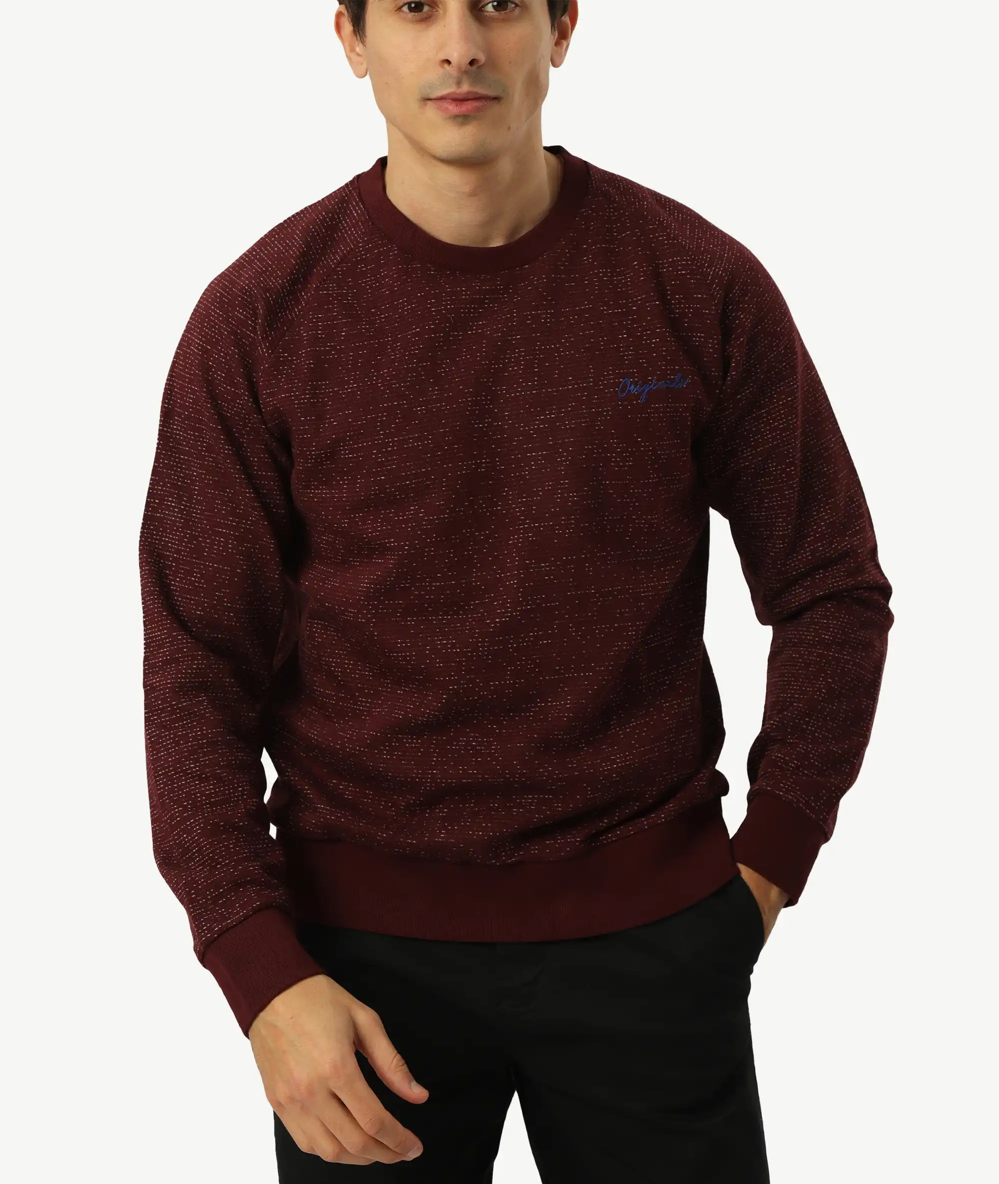 E-140038002-004_A Sweatshirt En Coton Coupe Décontractée – Image 1