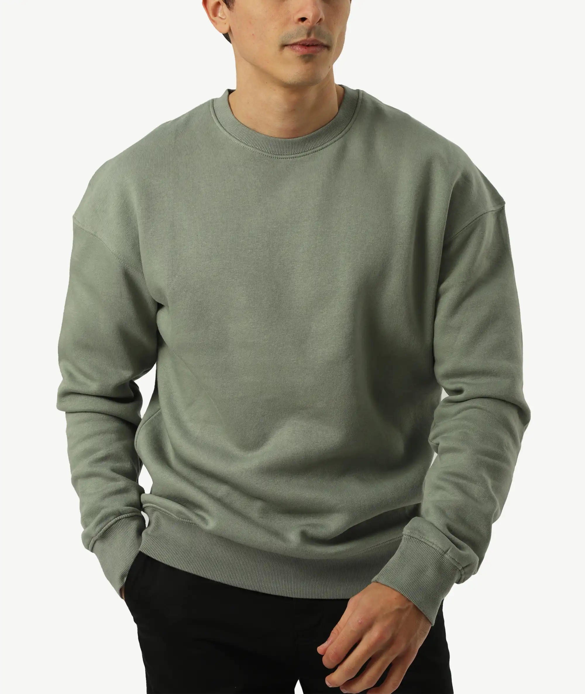 E-140038002-009_A Sweatshirt En Coton Coupe Décontractée – Image 1