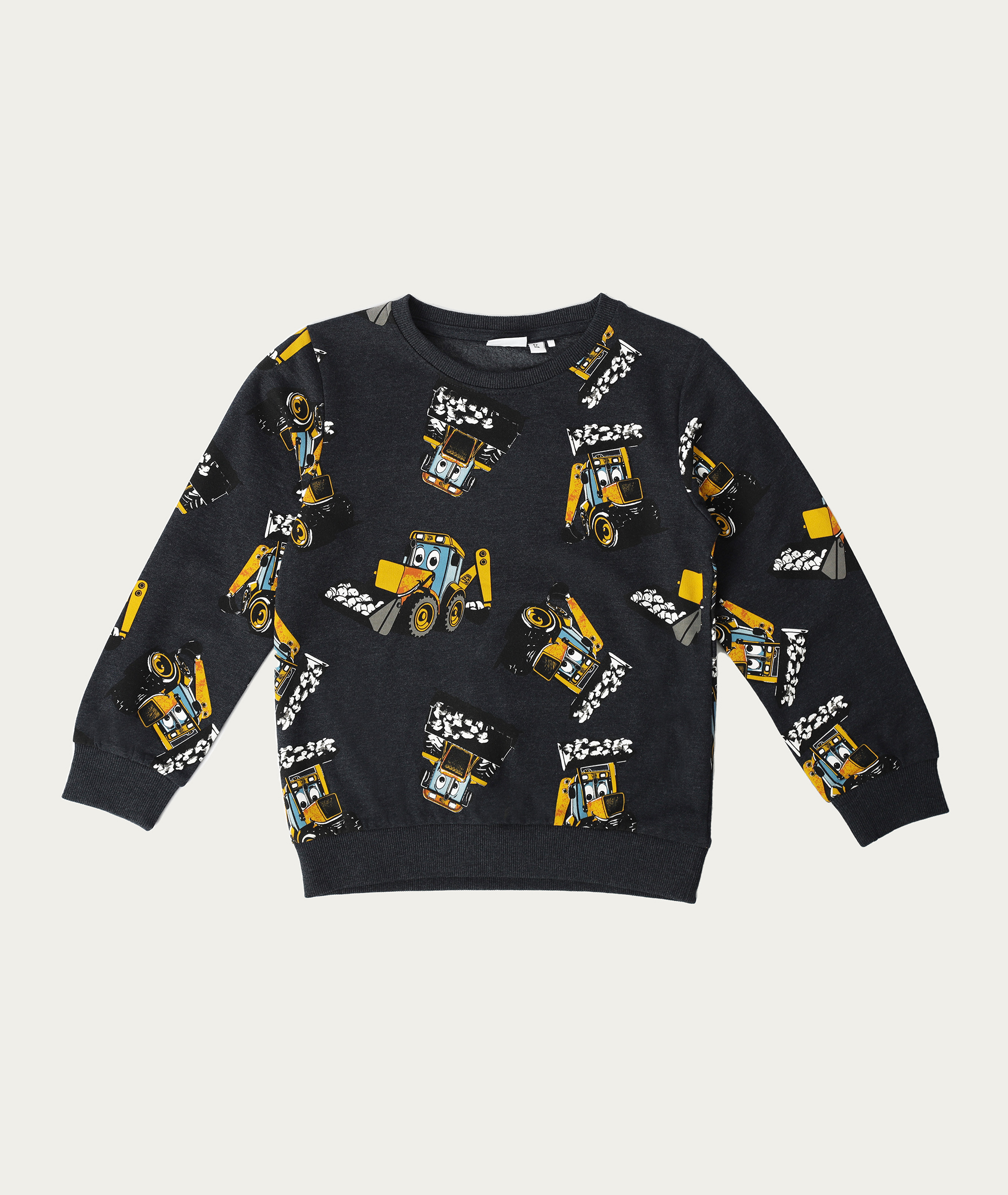 E-156038017-006_A Sweatshirt NAME IT Motifs De Tracteurs Jaunes – Image 1