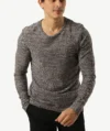 Pull En Coton Coupe Ajusté
