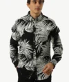 Chemise Tommy Hlfiger Noire Palmier