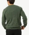 Pull Col V ZARA Vert – Image 2