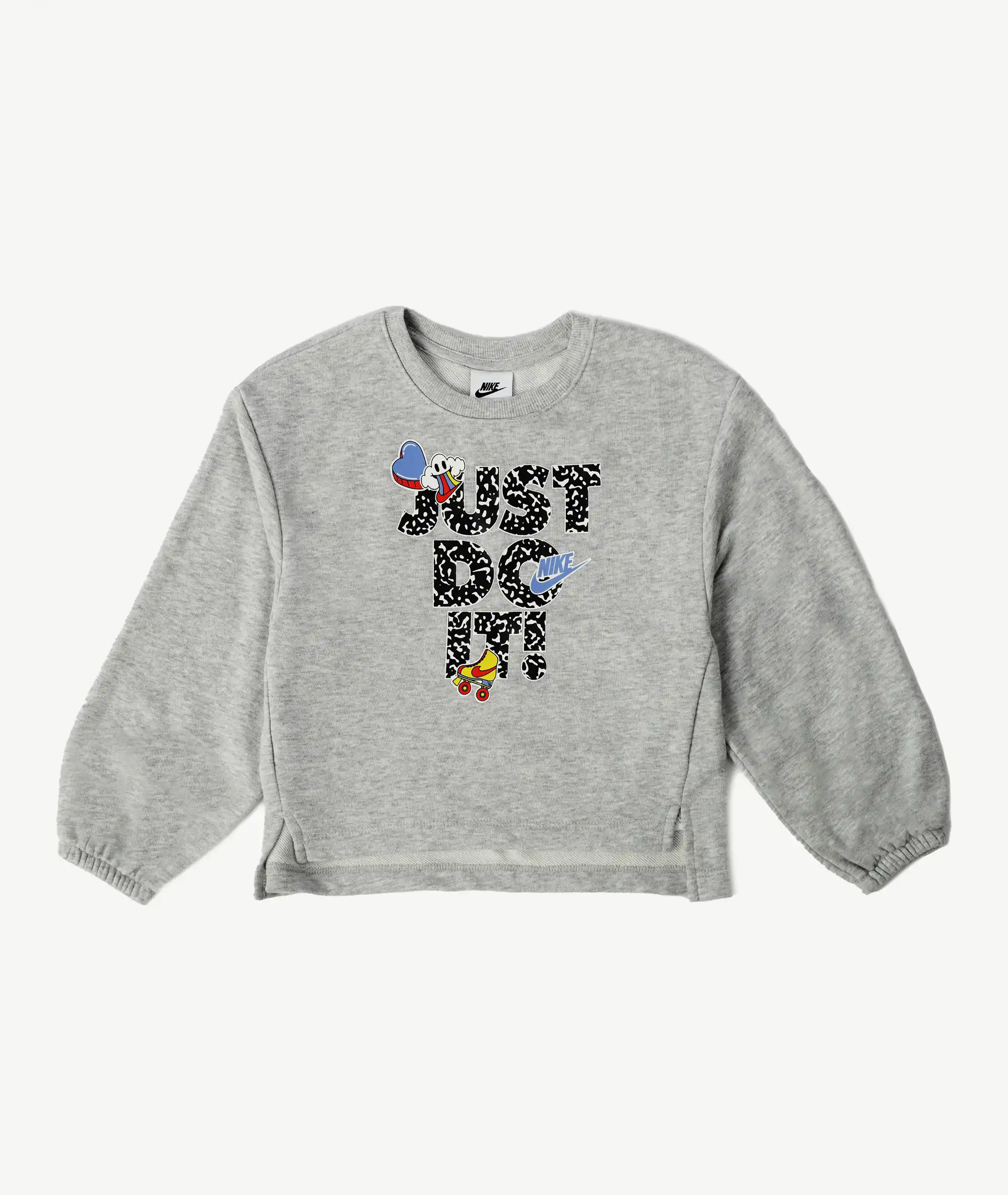 E-195038001-008_A Sweatshirt NIKE Fille Gris – Image 1