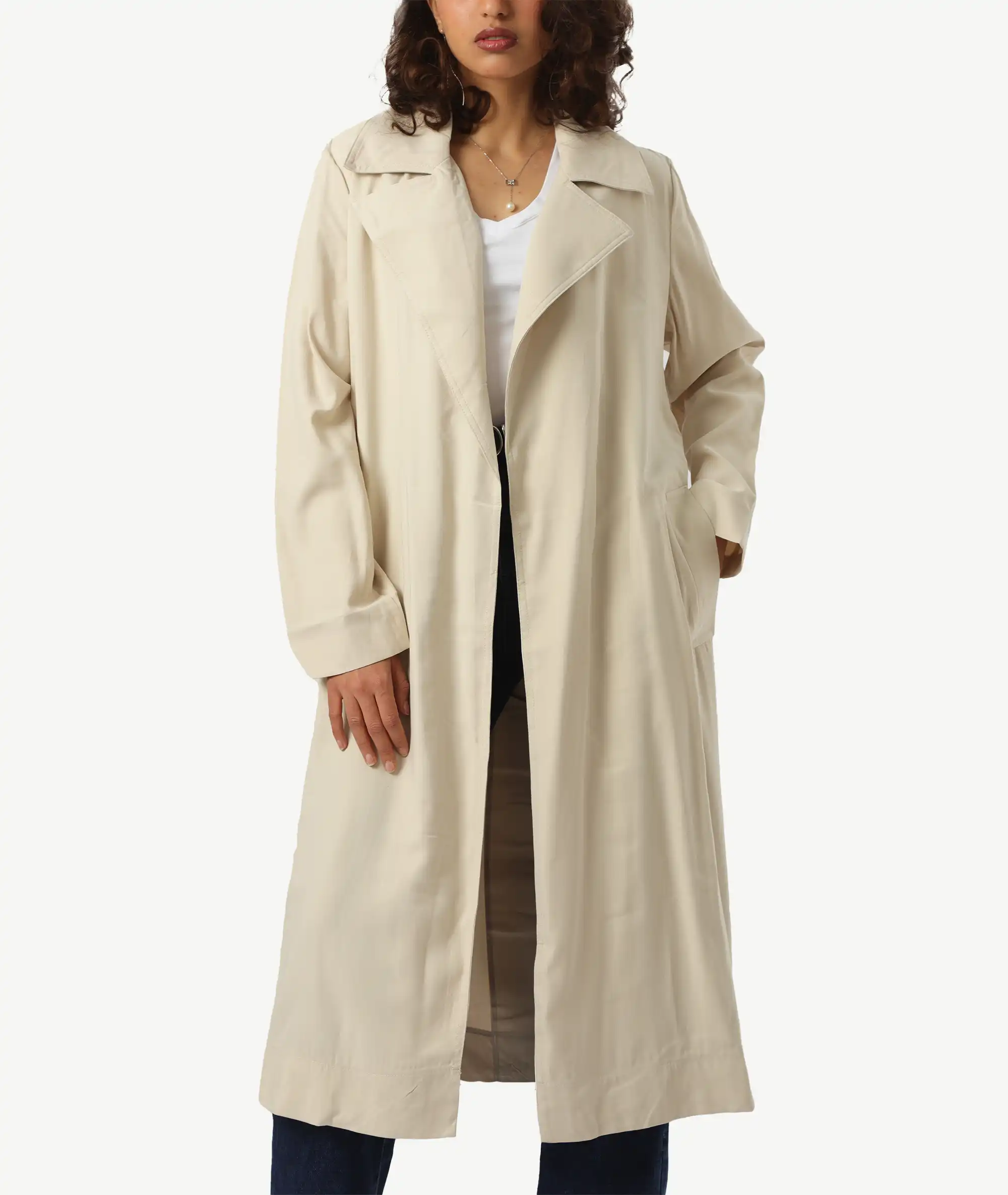 E-47095841-002_A Trench Mango Beige – Image 1