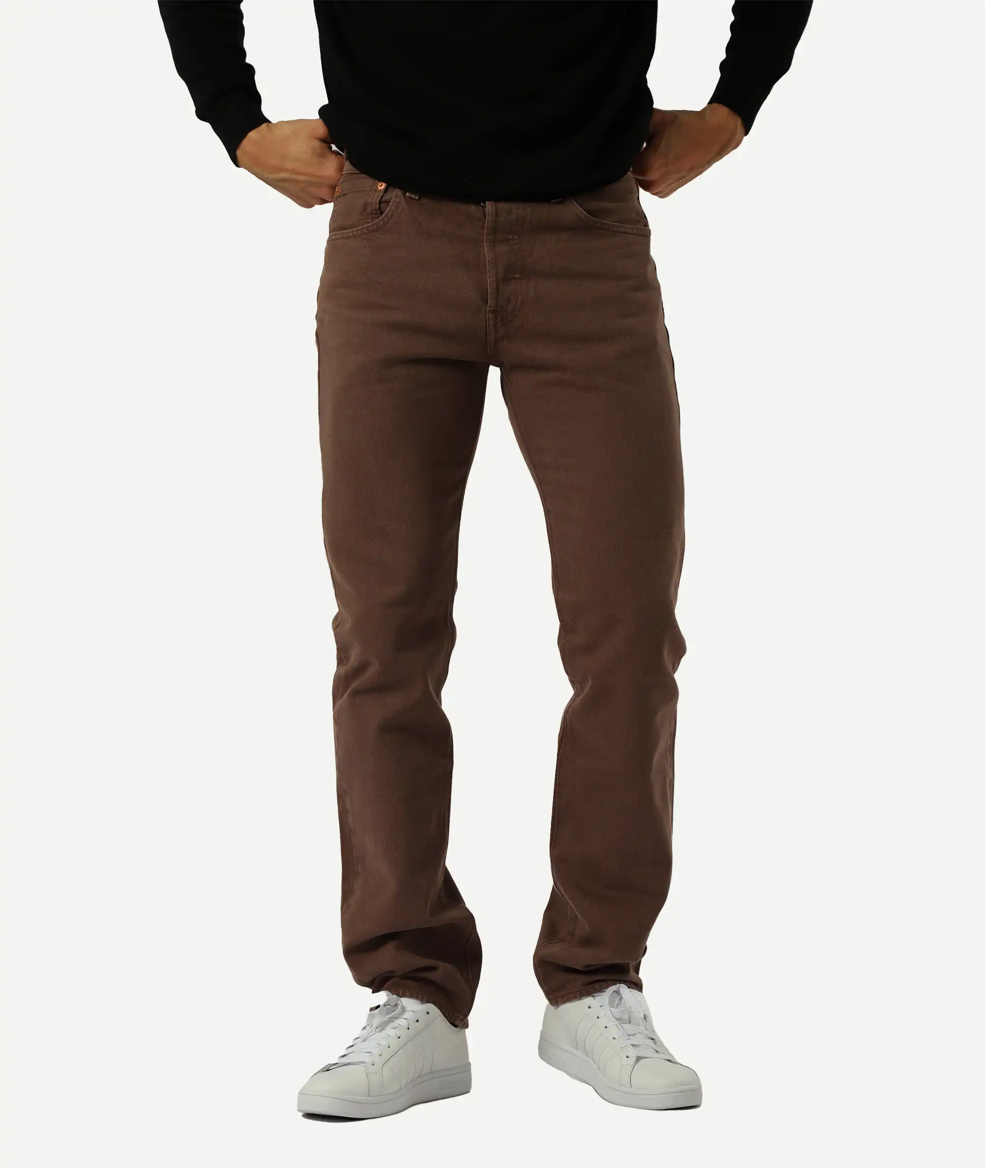 E-5013496_A Pantalon Jean Levis Marron – Image 1