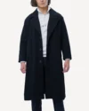 Manteau Cachemire Bershka Noir