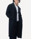 Manteau Cachemire Bershka Noir – Image 3