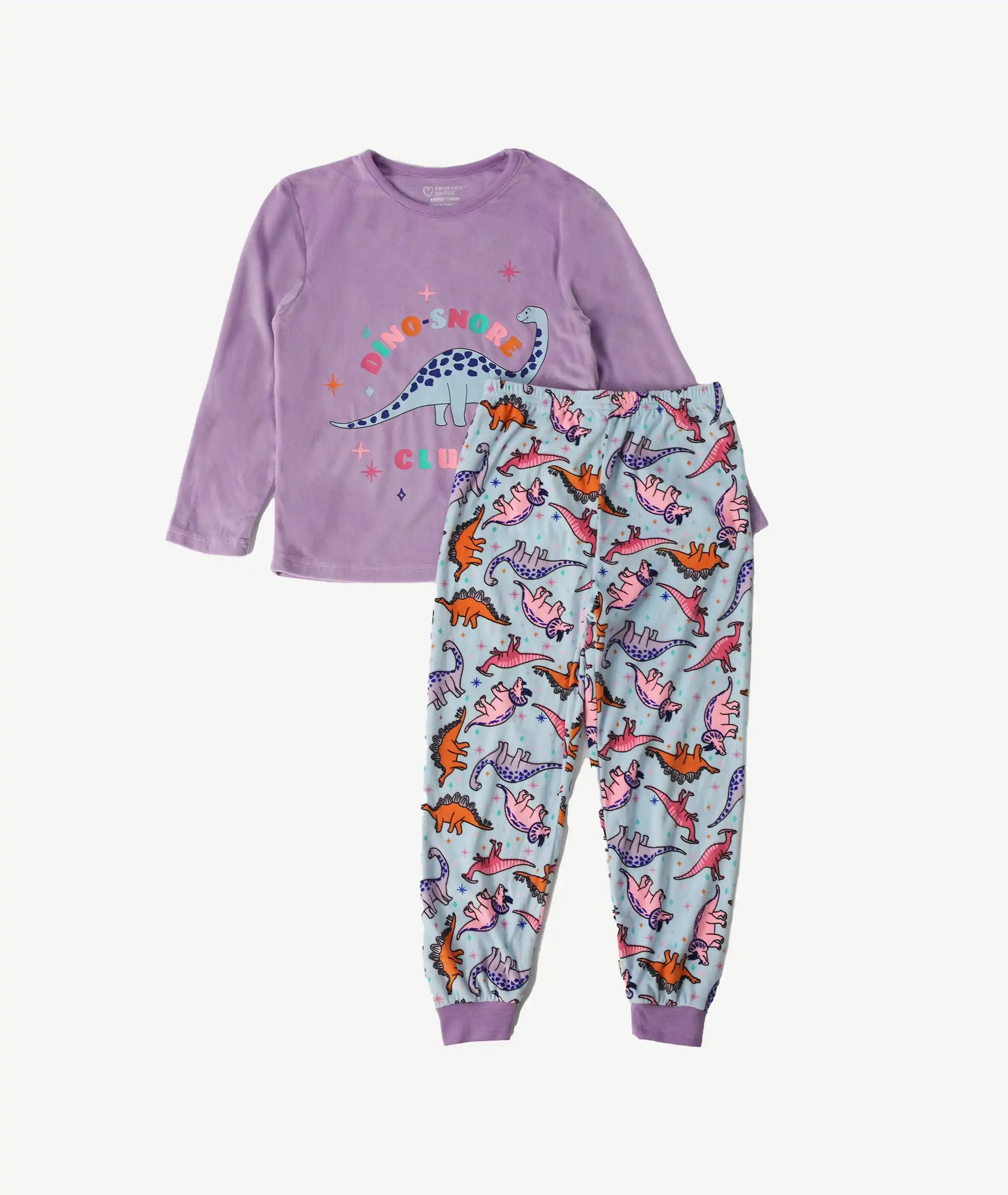 E-991080929504_A Pyjama en velours dinosaure – Image 1