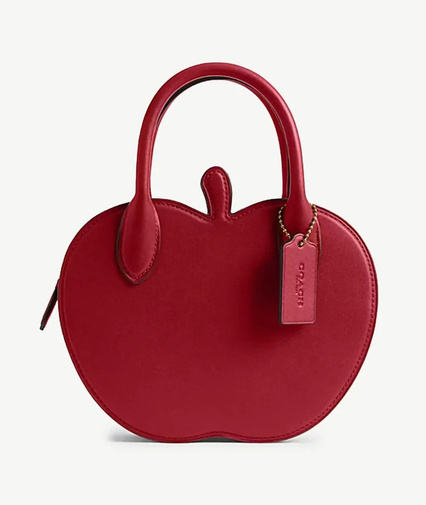 Sac à main APPLE BAG COACH Rouge