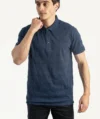 Polos  Celio Basique Bleu Nuit