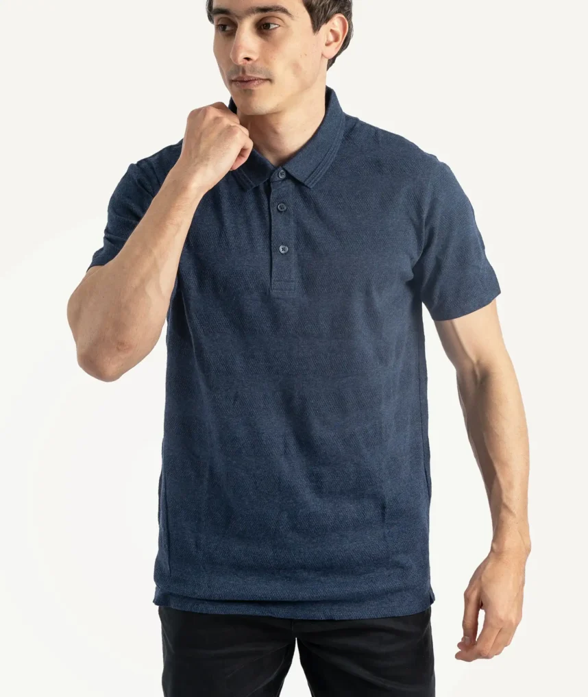Polos  Celio Basique Bleu Nuit