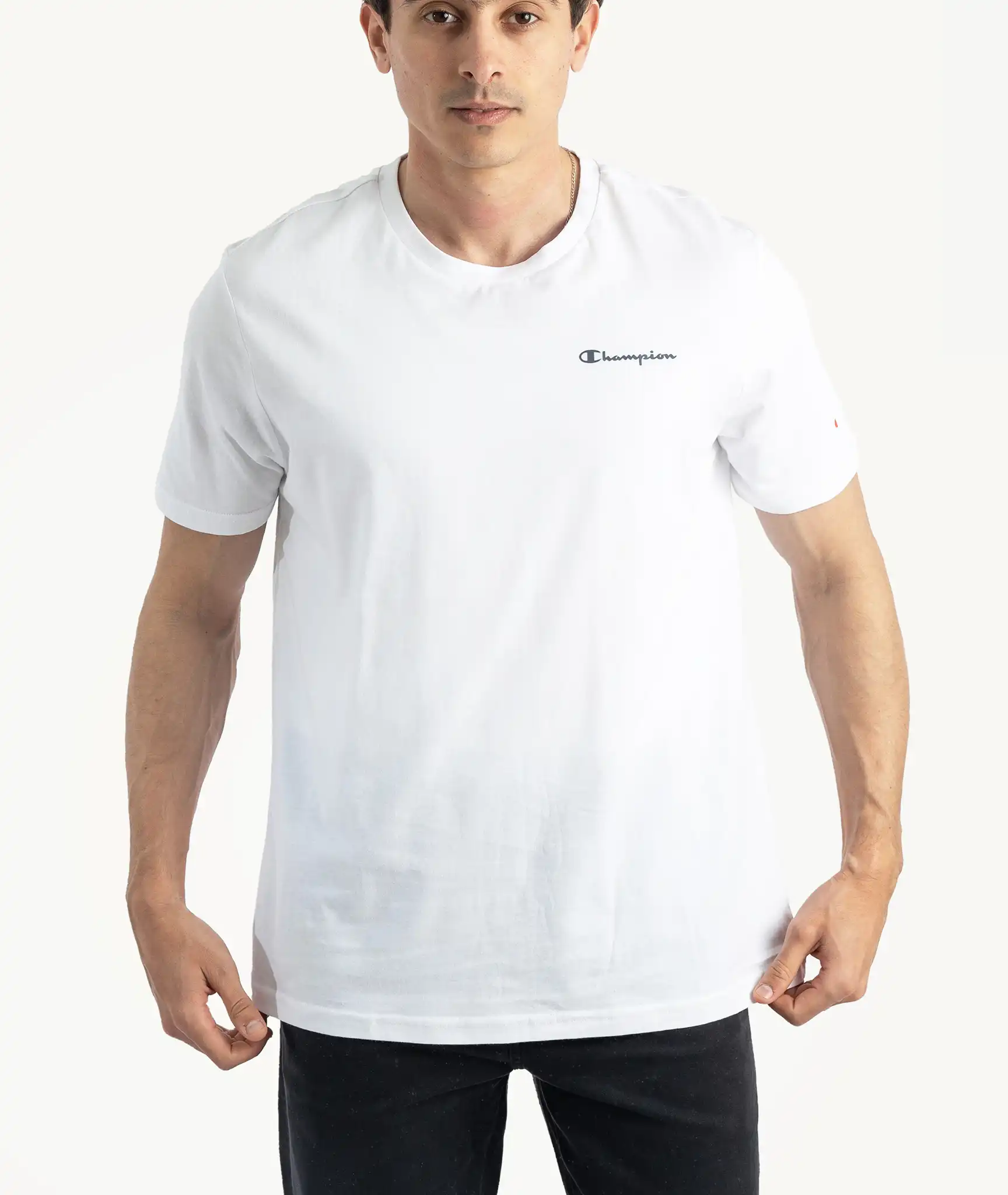 E-115034002-002_A T-Shirts CHAMPION Basique Blanc – Image 1