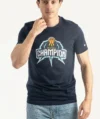 T-Shirts CHAMPION Bleu Nuit