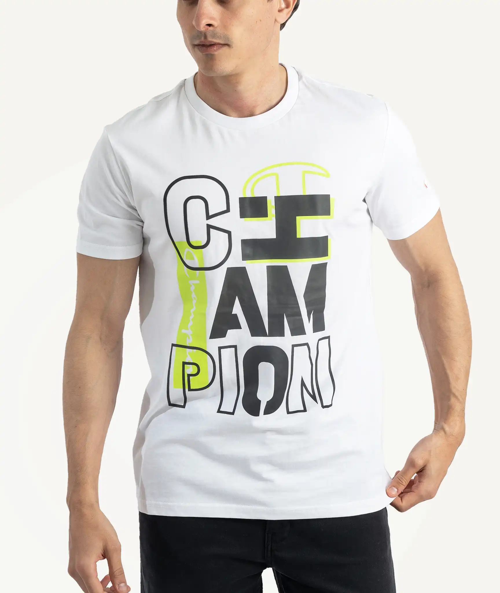 E-115034010-002_A T-Shirts CHAMPION Blanc – Image 1