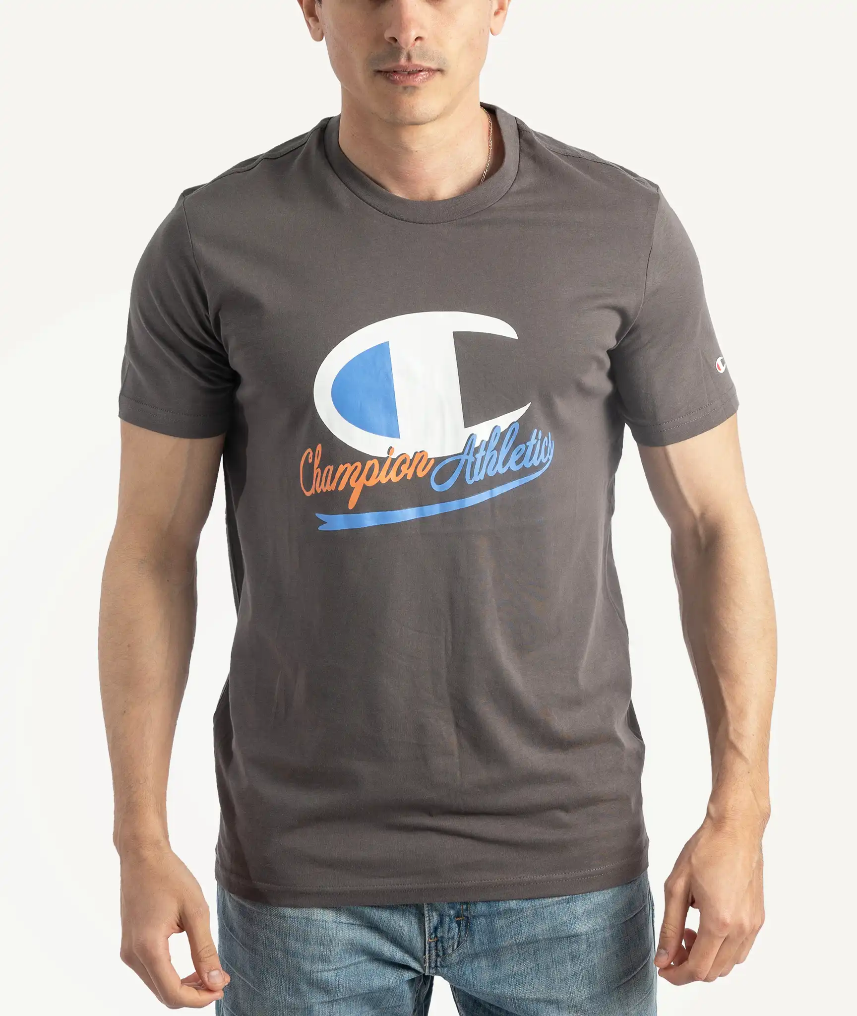 E-115034012-008_A T-Shirts CHAMPION Gris Foncé – Image 1