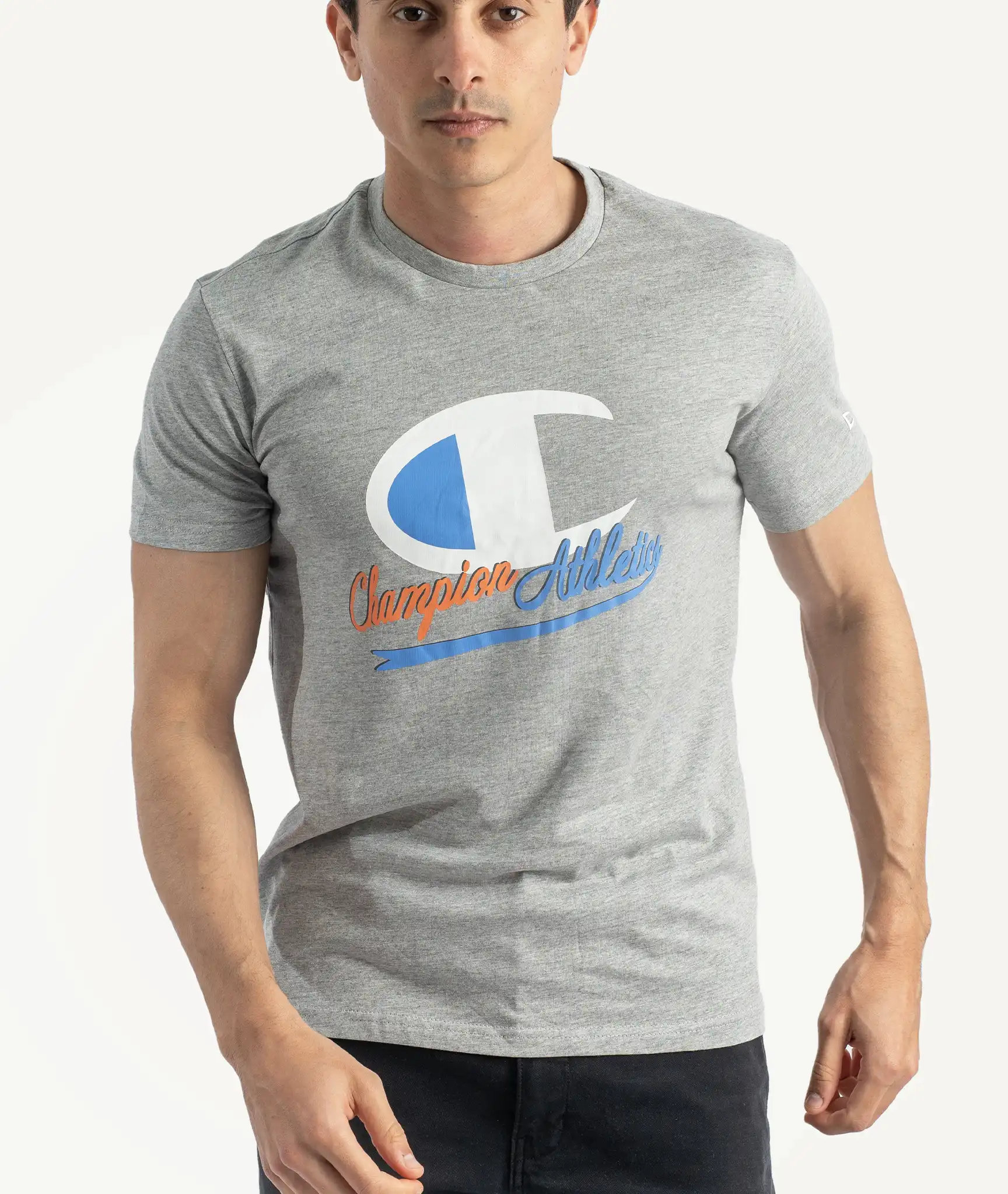 E-115034014-008_A T-Shirts CHAMPION Gris Chiné – Image 1