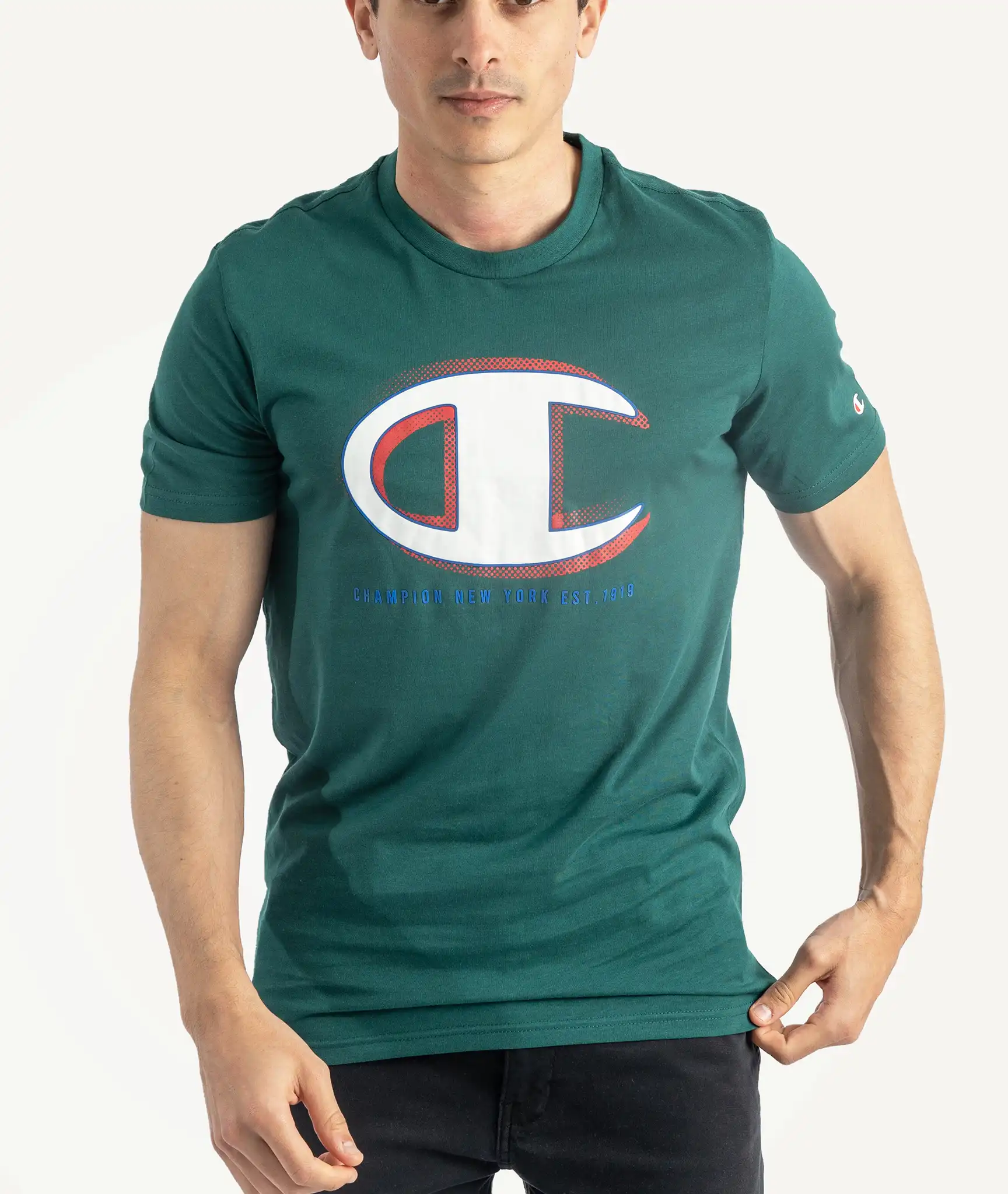 E-115034017-009_A T-Shirts CHAMPION Vert – Image 1