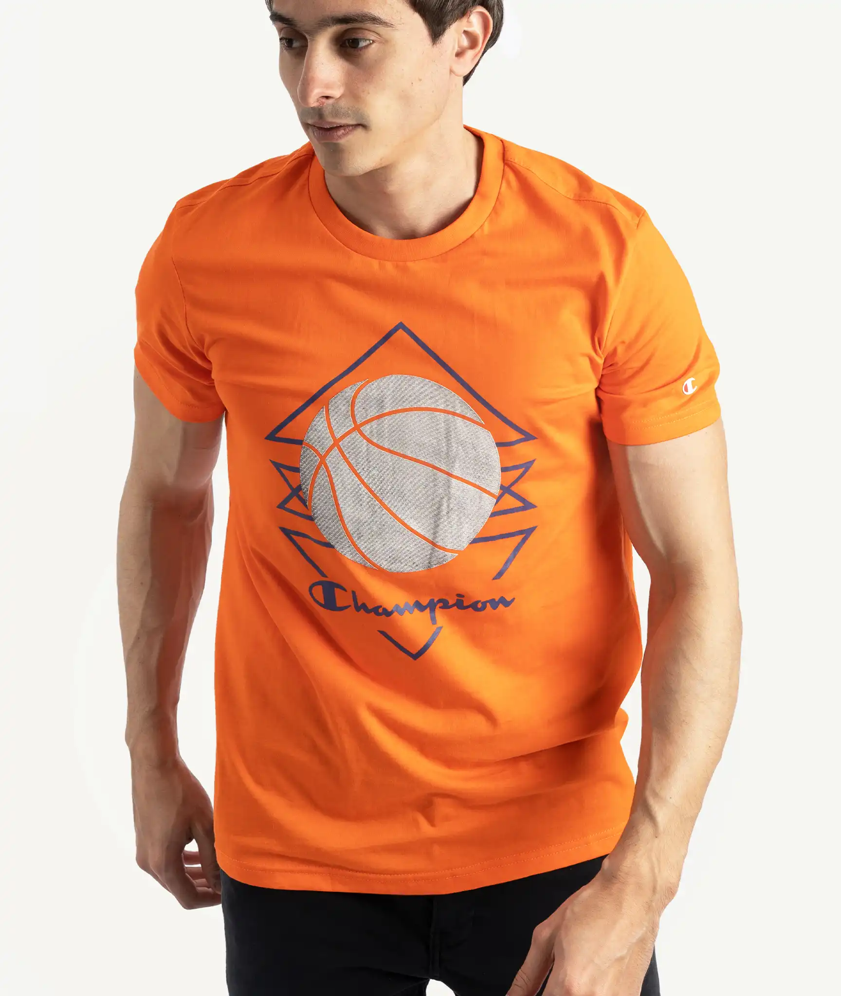 E-115034020-010_A T-Shirts CHAMPION Orange – Image 1
