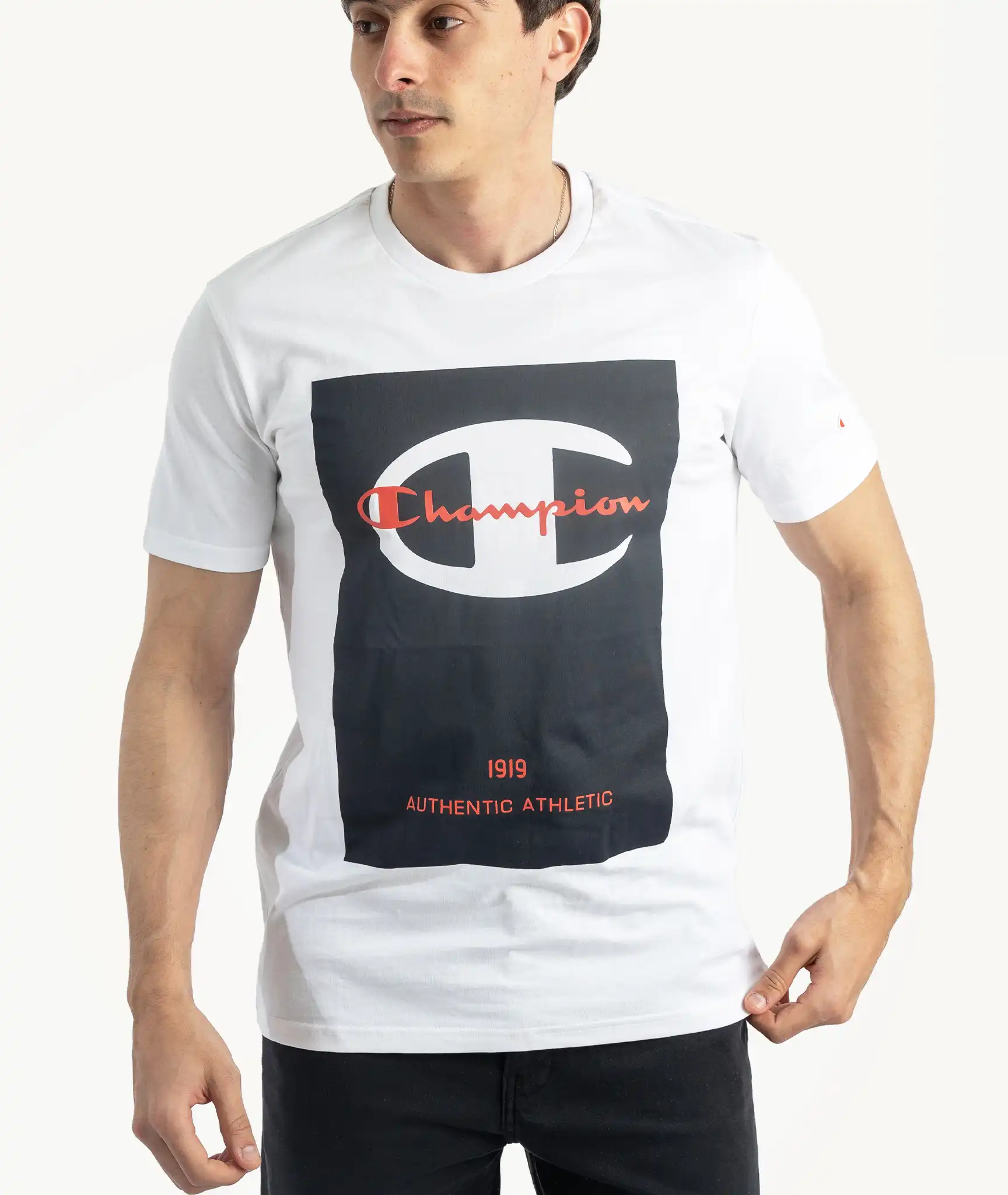 E-115034021-002_A T-Shirts CHAMPION Blanc – Image 1