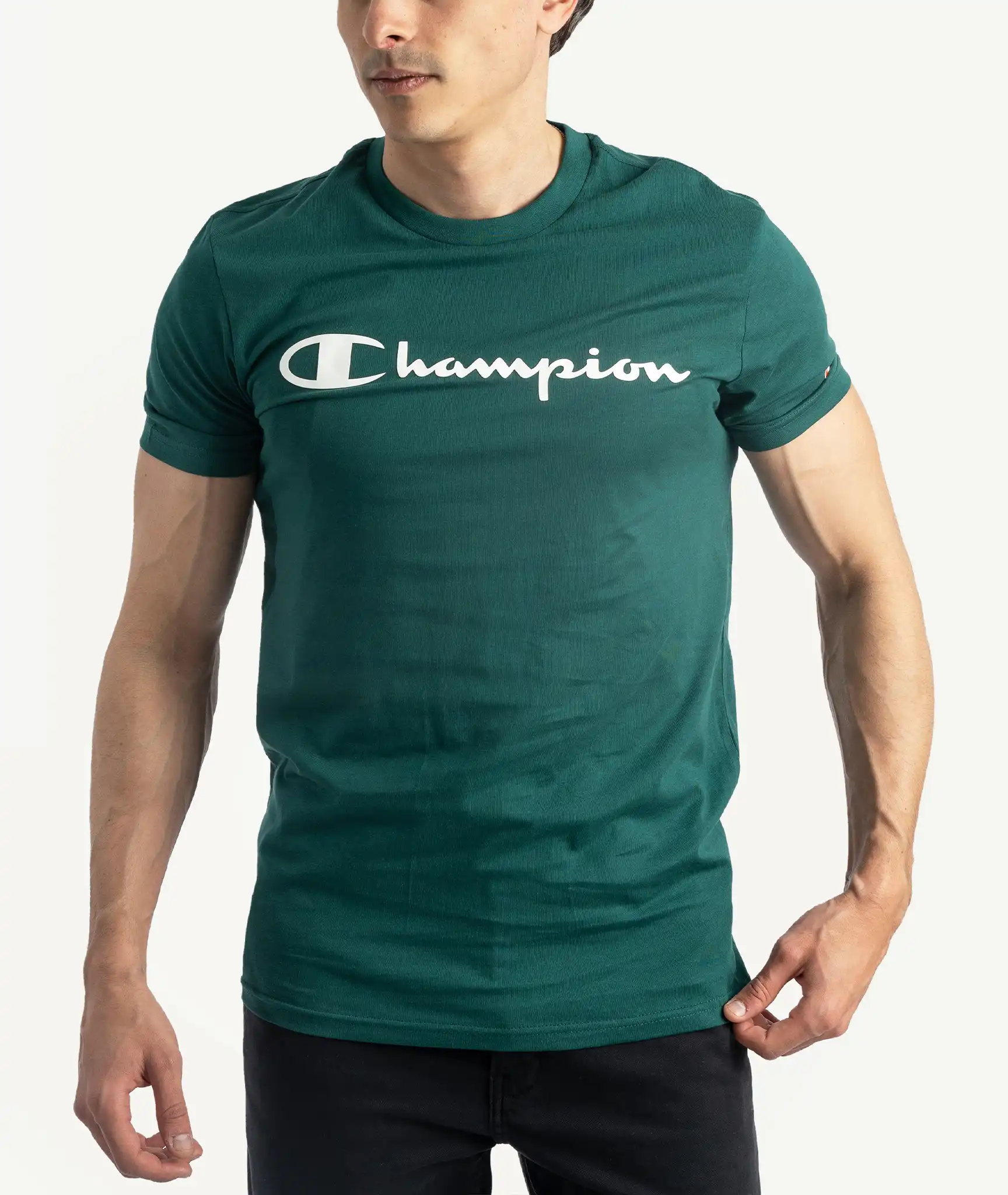 E-115034036-009_A T-Shirts CHAMPION Vert – Image 1