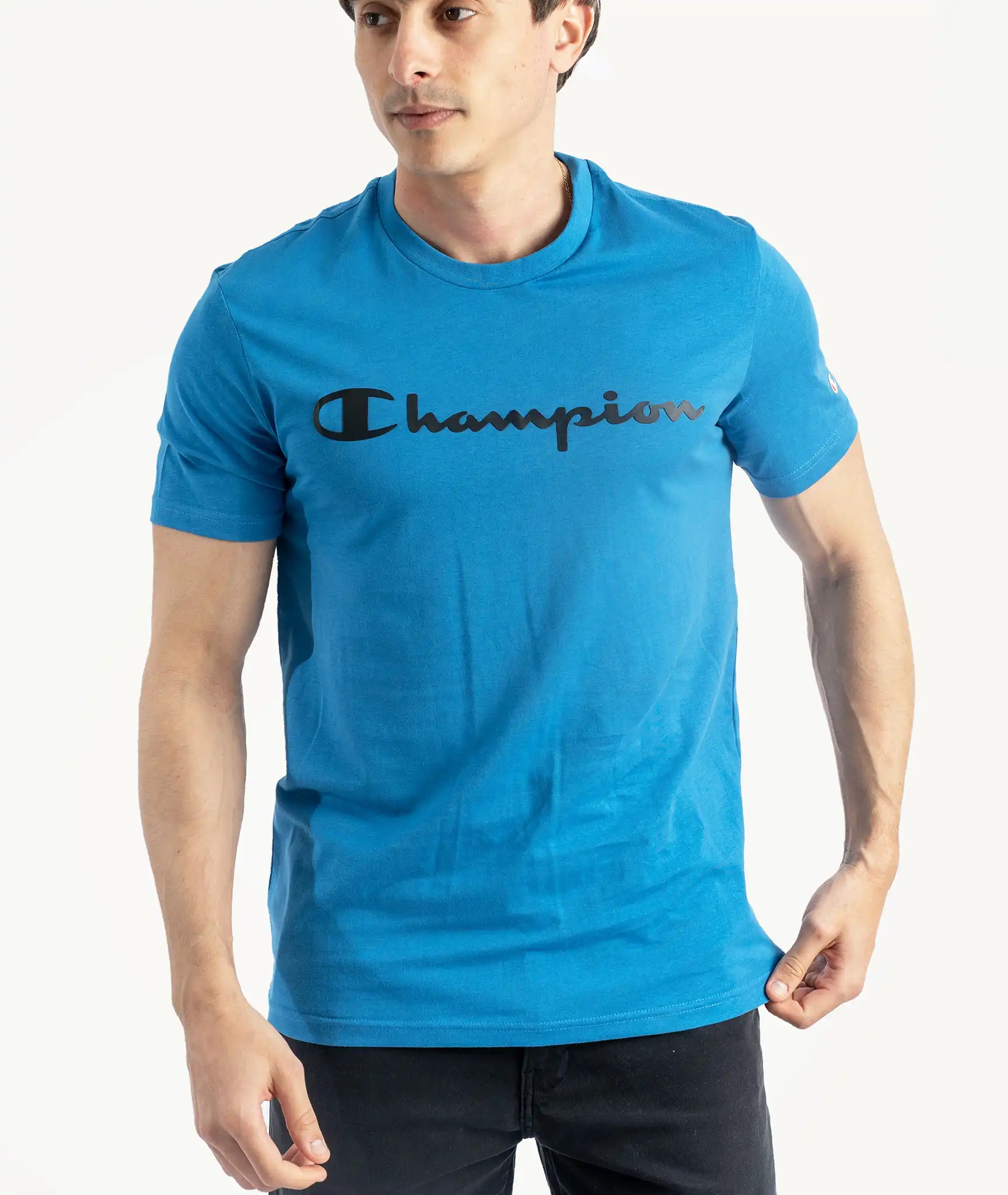 E-115034039-006_A T-Shirts CHAMPION Bleu – Image 1