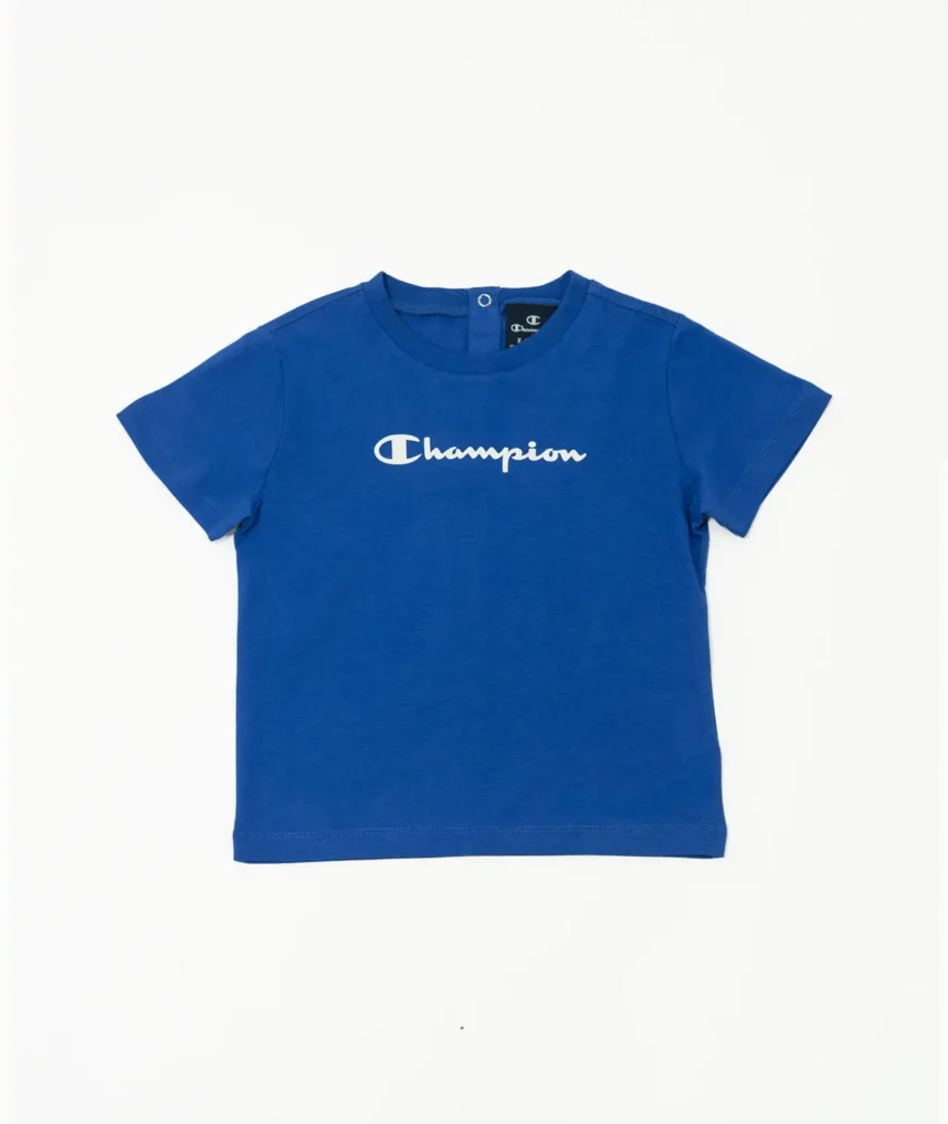 T-Shirts CHAMPION Enfant Bleu