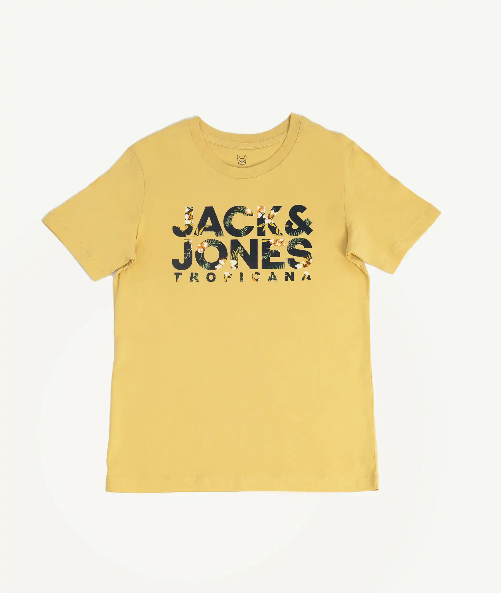 E-140034008-005_A T-Shirts Imprimé JACK&JONES enfant Jaune Moutarde – Image 1