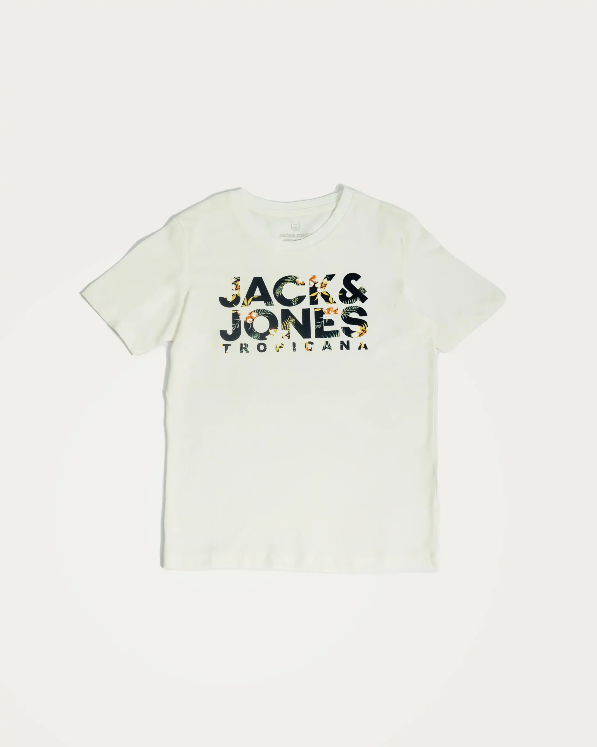 E-140034015-002_A T-Shirts Imprimé JACK&JONES enfant Blanc – Image 1