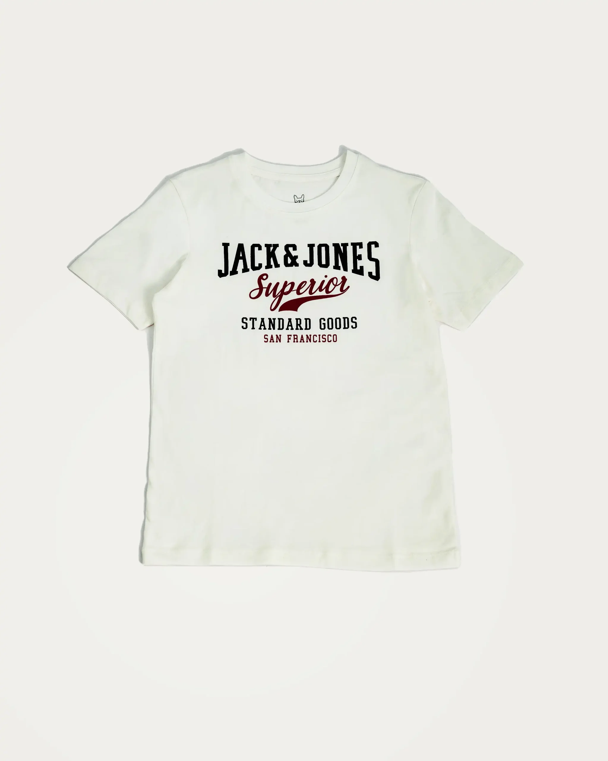 E-140034016-002_A T-Shirts Imprimé JACK&JONES enfant Blanc – Image 1