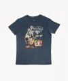 T-Shirts Imprimé JACK&JONES enfant Bleu Chiné