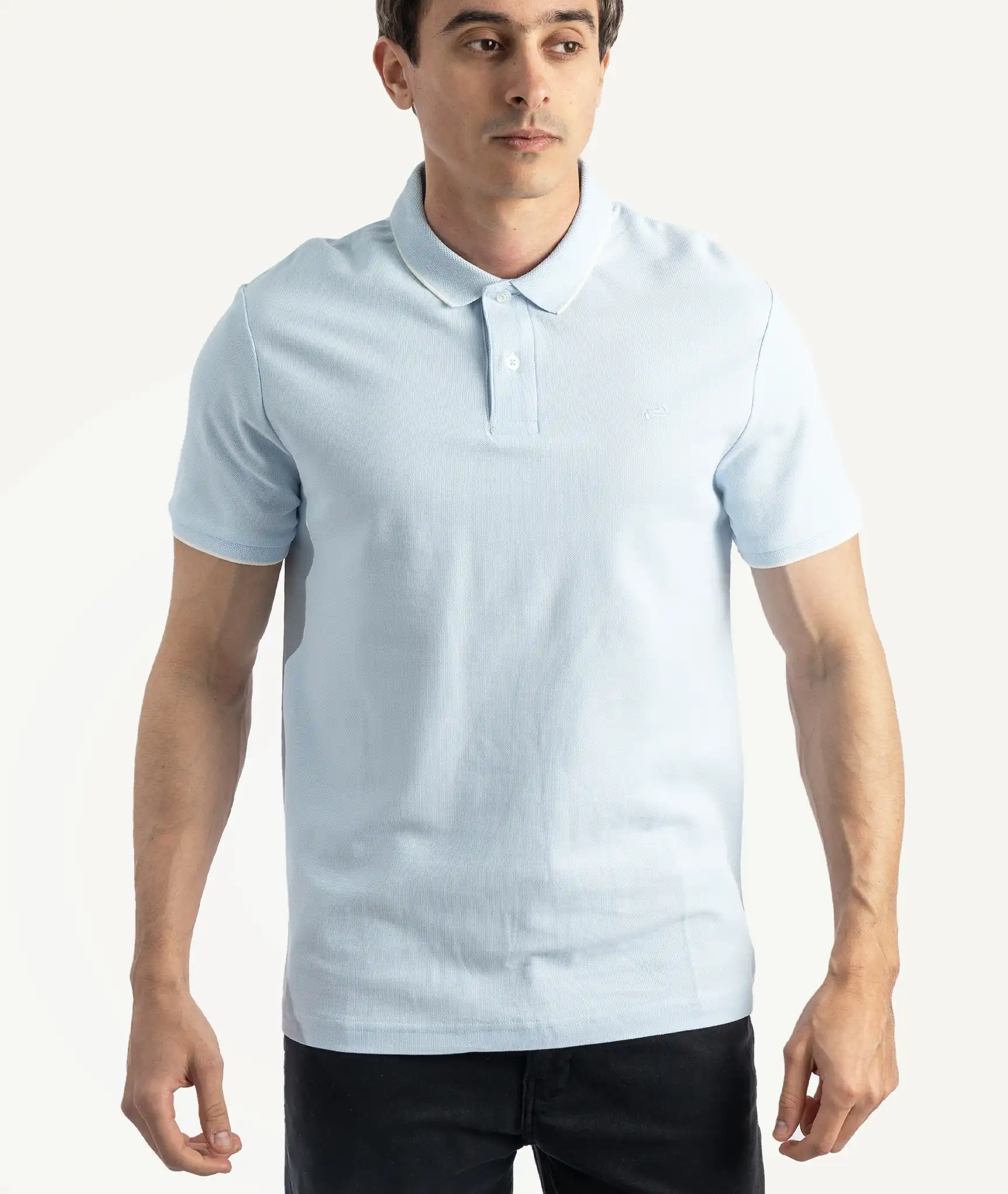 E-143020001-006_A Polos Jules Basique Bleu Ciel – Image 1