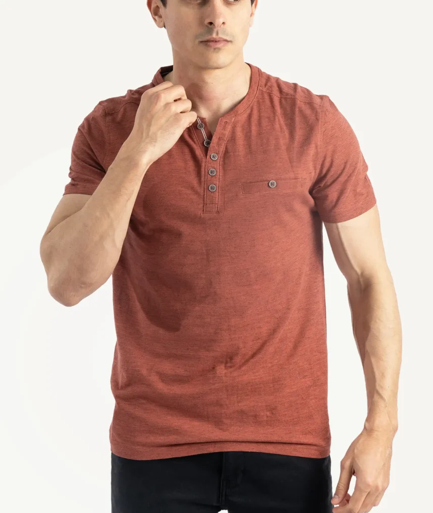 T-Shirts Jules Basique Rouge Brique